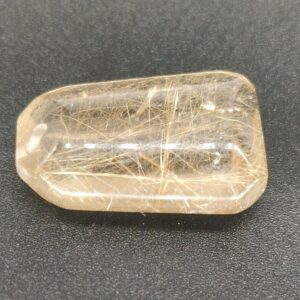 35.15 ct QUARTZ WITH RUTILE NEEDLES RUTILE  -  BRAZIL