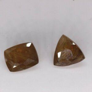LOT 6.80 ct 2 pc SPHENE  -  CANADA