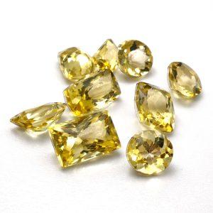 VALUE LOT 10 pc 8.72 ct GOLDEN APATITE  -  BRAZIL