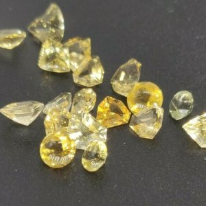 LOT 18 pcs 12.60 ct GOLDEN BERYL  -  BRAZIL