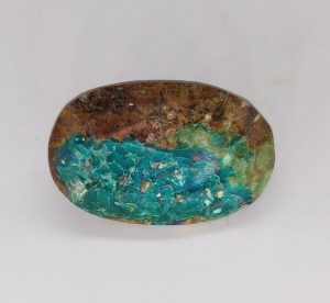 10.90 ct CHRYSOCOLLA  ON MATRIX -  BRAZIL