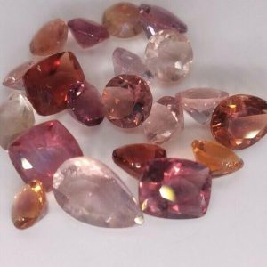 VALUE LOT 20 pc 20 ct HEAT COLOR CHANGE FLUORITE  -  ETHIOPIA