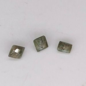 0.35 ct 3 pc MANGANO APATITE HYALITE  -  USA