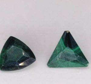 VALUE LOT 2 pc 7.30 ct MALACHITE  -  KONGO