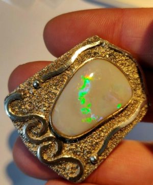 72.50 ct MULTICOLOR PENDANT SOLID OPAL  -  AUSTRALIA