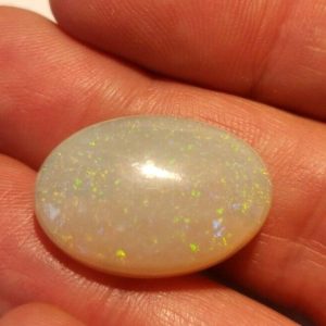 16.97 ct MULTIDIRECTIONAL SOLID SEMI GREY JELLY OPAL  -  AUSTRALIA