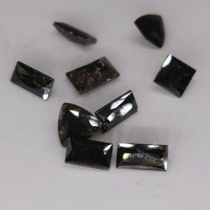 LOT 9 pc 6.50 ct BADDELEYITE  -  BURMA