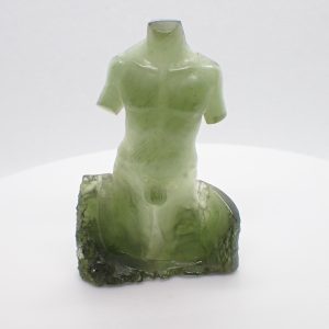 71.90 ct MOLDAVITE  CARVING -  CZECH REPUBLIC