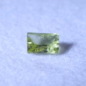 0.1 ct PALLASITE PERIDOT - Space Gem - Facetted from a Meteorite