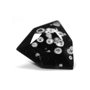 5.81 ct ULVOSPINEL IN BLACK OBSIDIAN - MADAGASCAR