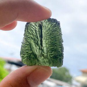 76 ct 15.2 gr MOLDAVITE - CZECH REPUBLIC - Rare Inclusion