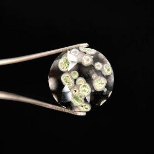 3.35 ct OBSIDIAN WITH ULVOSPINEL  -  ITALY
