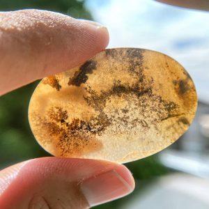 31.94 ct MOSS AGATE  -  BRAZIL