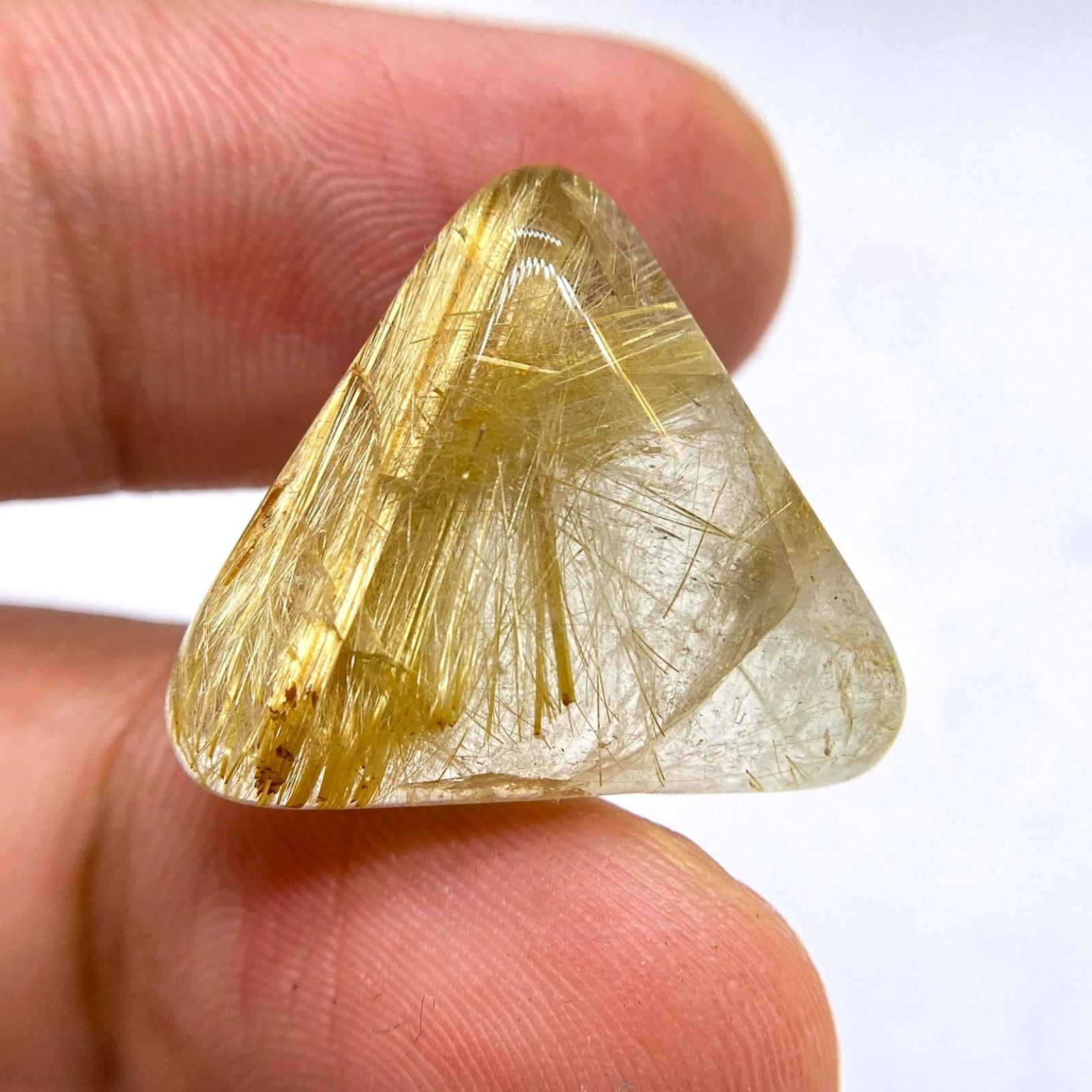 25.87 ct GOLDEN RUTILE IN QUARTZ  -  BRAZIL