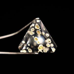 4.55 ct OBSIDIAN WITH ULVOSPINEL  -  ITALY