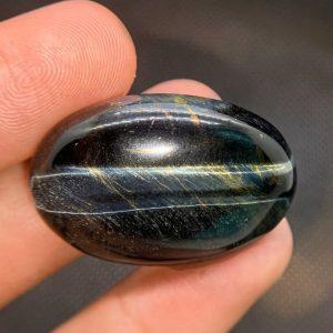 64.00 ct BLACK TIGER EYE  -  AUSTRALIA